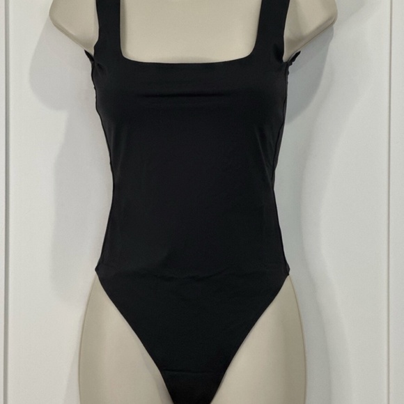 NWT Reiss Black Thong Bodysuit Sz M - Picture 4 of 10
